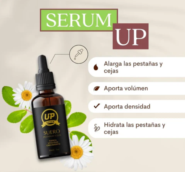 SERUM UP - ALARGAMIENTO DE PESTAÑAS Y CEJAS | ENVIO GRATIS