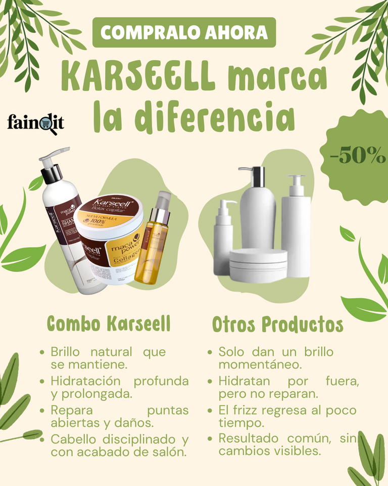 COMBO KARSEELL - HIDRATACIÓN PROFUNDA Y REPARACIÓN TOTAL
