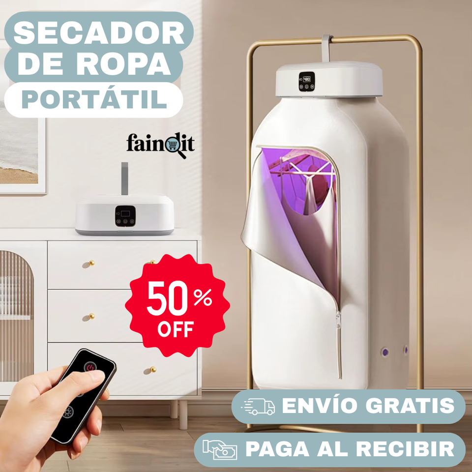 SECADORA DE ROPA PORTÁTIL | ENVÍO GRATIS