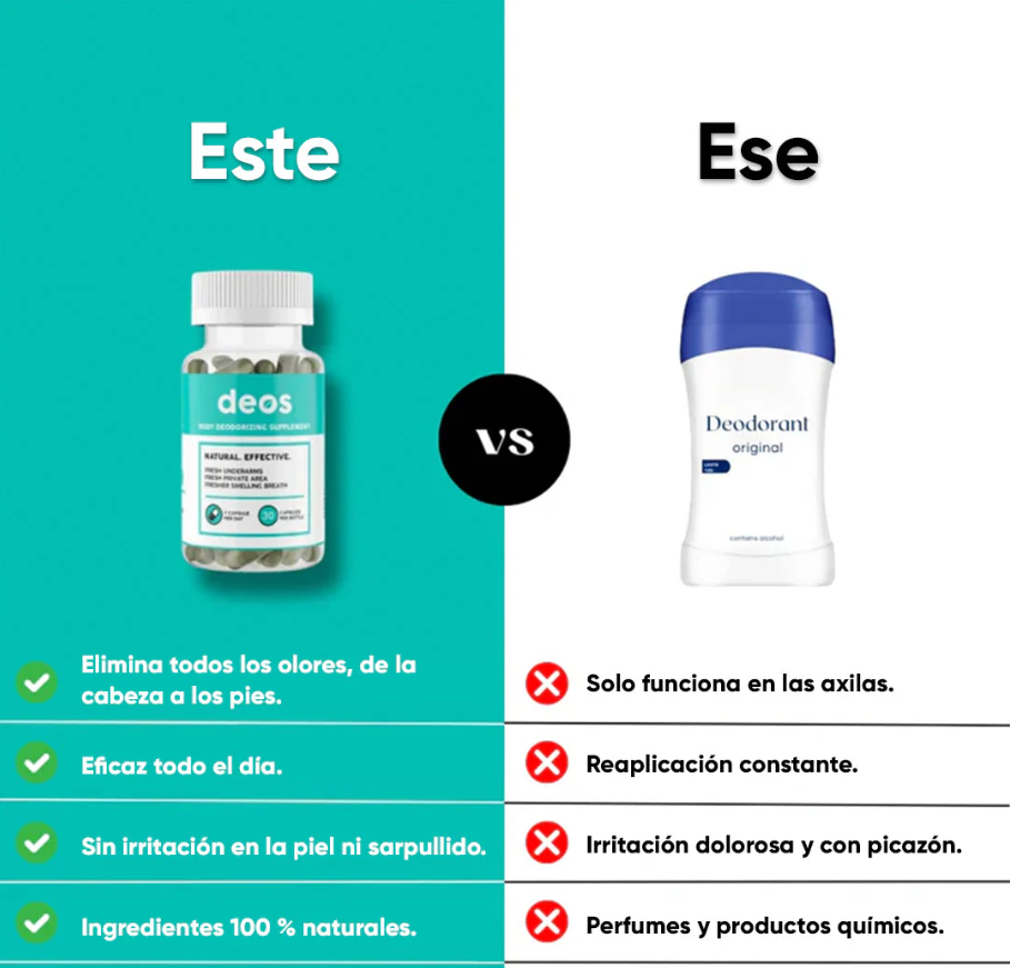 DEOS – DESODORANTE INTERNO | ENVIO GRATIS