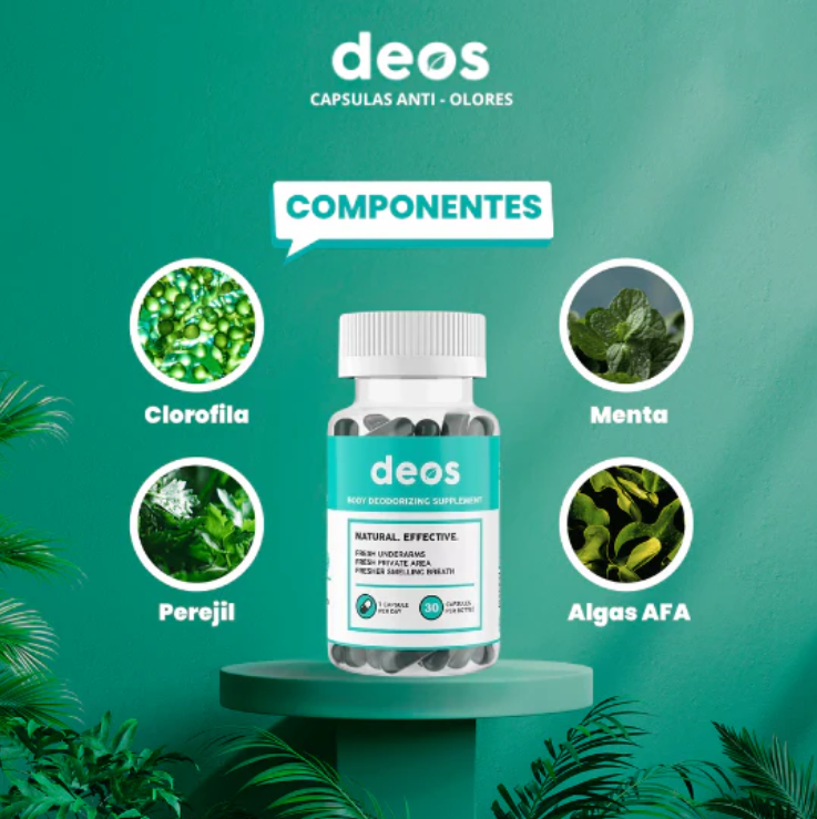 DEOS – DESODORANTE INTERNO | ENVIO GRATIS
