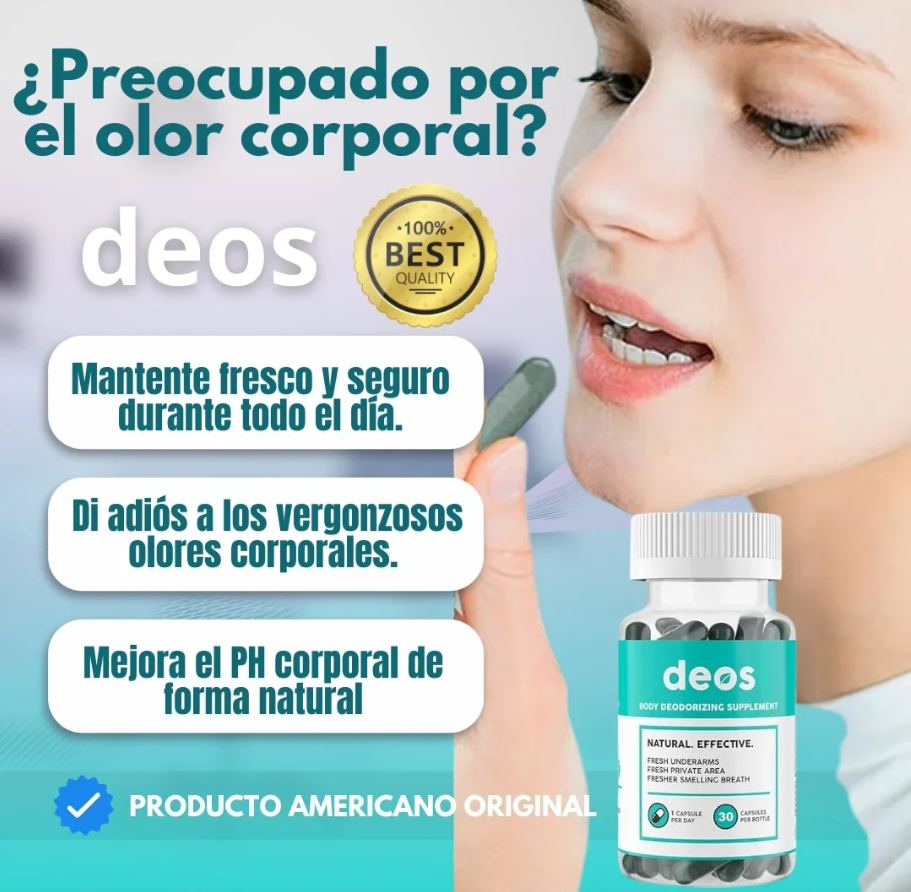 DEOS – DESODORANTE INTERNO | ENVIO GRATIS